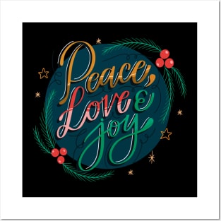 Peace Love And Joy Posters and Art